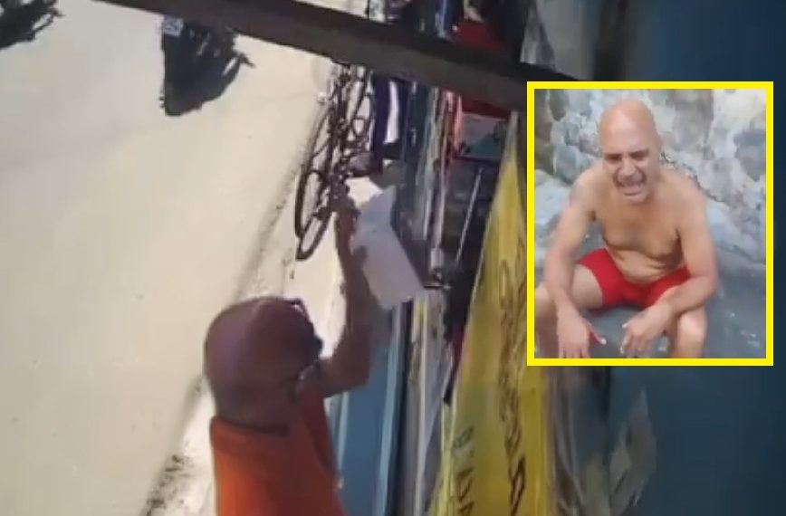 Por robar en el barrio.