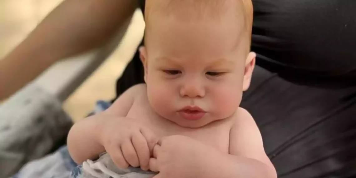 El pequeño Bibas de 9 meses.