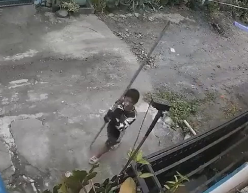 Un trabajador de construcción.