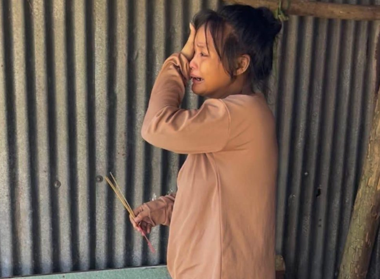 Un pequeño de 4 meses.