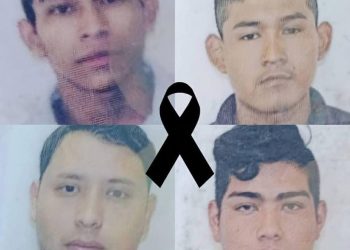 Cuatro jóvenes sin vida