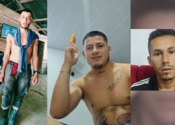 Edinson Durán Garay, Elisander Peinado Novoa y Jhon Freddy Pabón Reyes