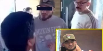 Un hombre a un seguridad