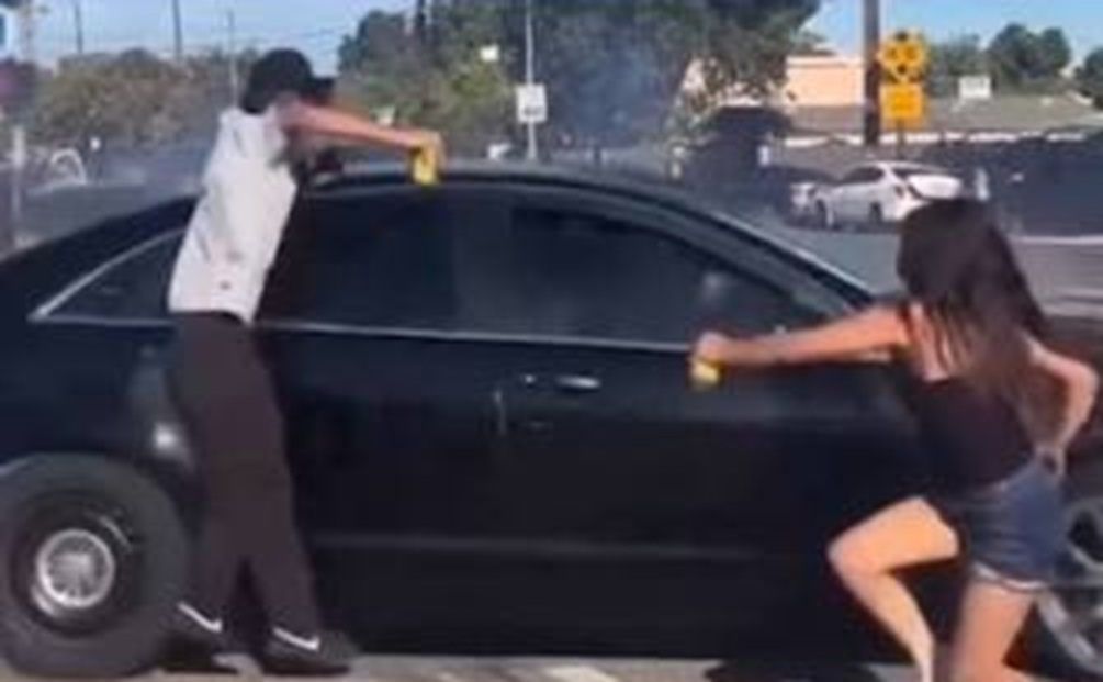 Operativo en Los Ángeles tras incidente durante una exhibición ilegal de vehículos